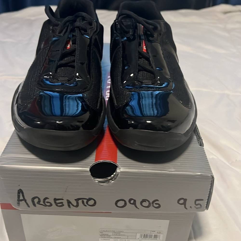 Prada Sneakers black patent leather - Picture 3 of 5